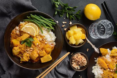 Thail Ndisches Massaman Curry Mit H Hnchen Kartoffeln Rezept