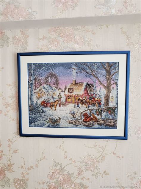 Картина вышитая крестиком "Колядки" в интернет-магазине на Ярмарке ...