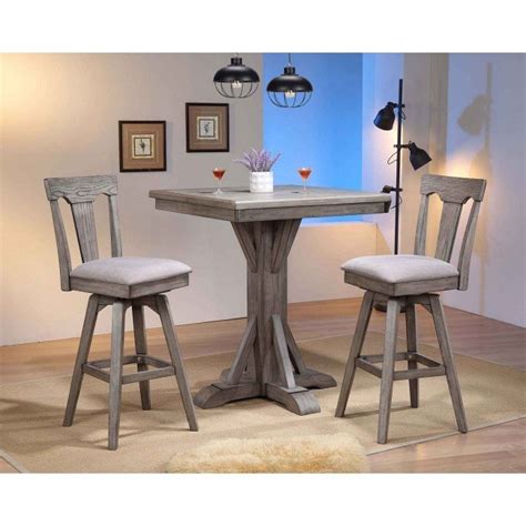 Graystone Square Pub Table Set By Eci Furniture Furniturepick