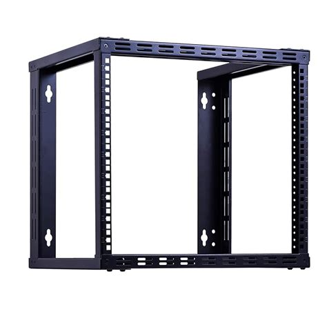 RackPath 9U Wall Mount Rack Open Frame 19in Server Equipment Rack Heavy