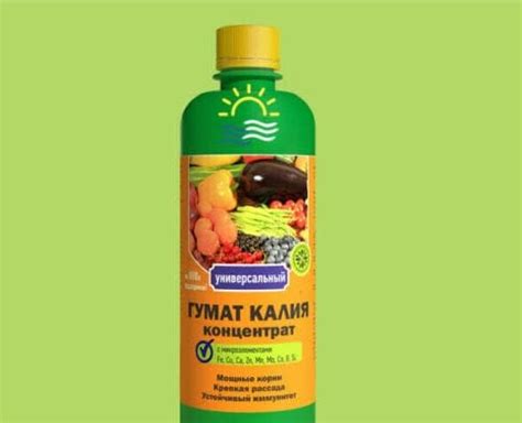 Гумат калия для клубники применение