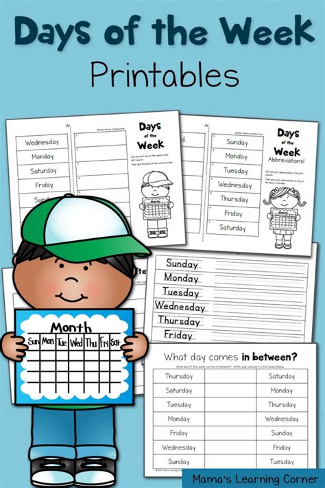 FREE Days of the Week Worksheets