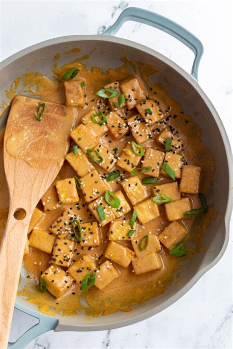 Peanut Sauce Tofu - Food with Feeling