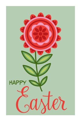 Easter Poster With Cakes Royalty Free Vector Image