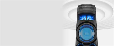 Sony MHC-V73D Leistungsstarkes All-in-one-Audiosystem (Bluetooth, 360 ...