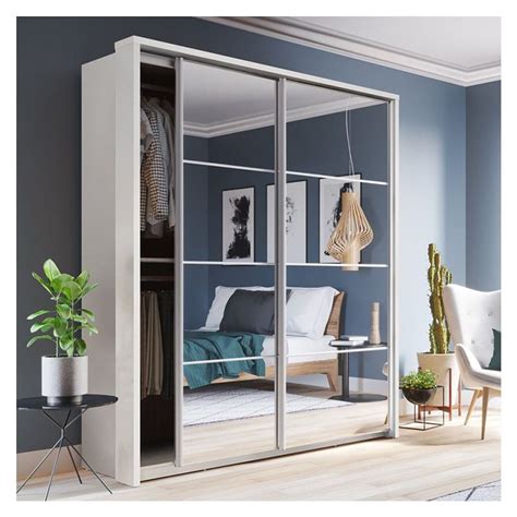 18 Ideas Of White Mirrored Wardrobes