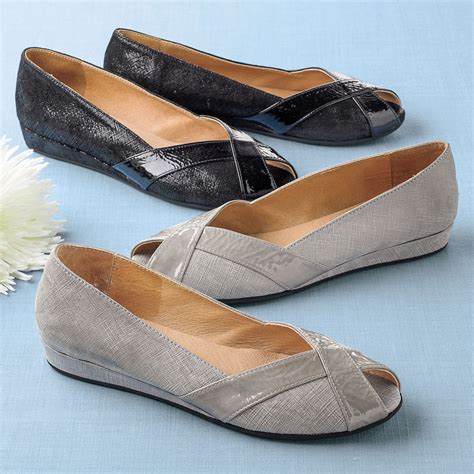 Fsny Indy Peep Toe Wedges Gumps