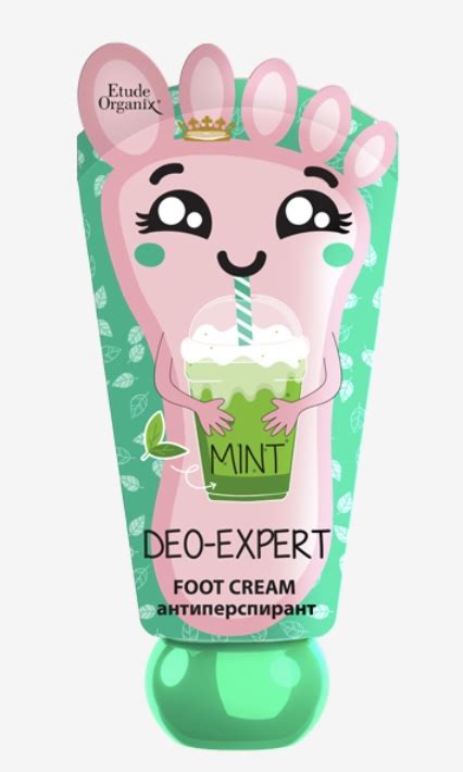 Крем-антиперспирант для ног Etude organix DEO-EXPERT | отзывы