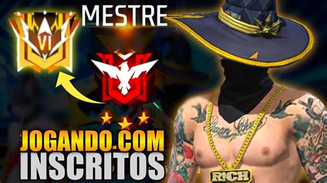 🔥 Free Fire Ao Vivo 🔥 Ranqueada 50 Players Rumo Ao Desafiante 🔥 Jogando