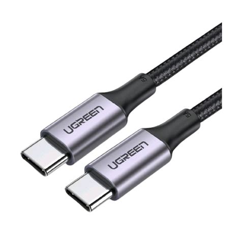 สายชาร์จ Ugreen Usb C To Usb C Cable 5a100w Male And Male Nylon 2m