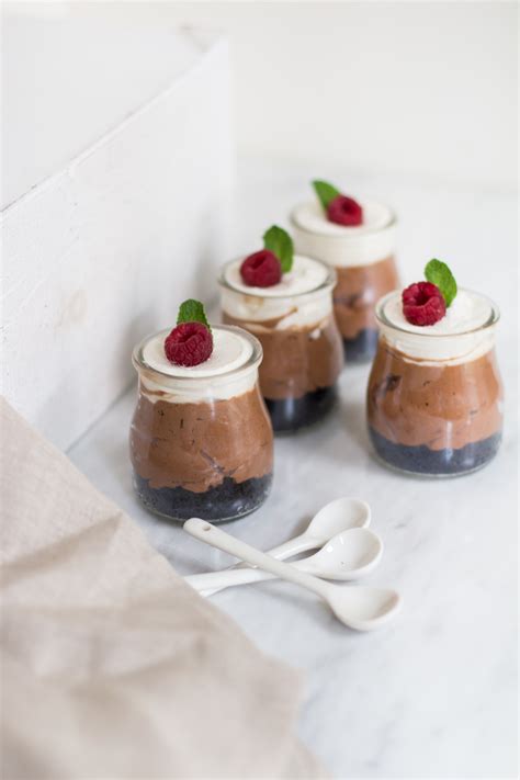 Chocolate Mousse Cups | The Blondielocks | Life + Style