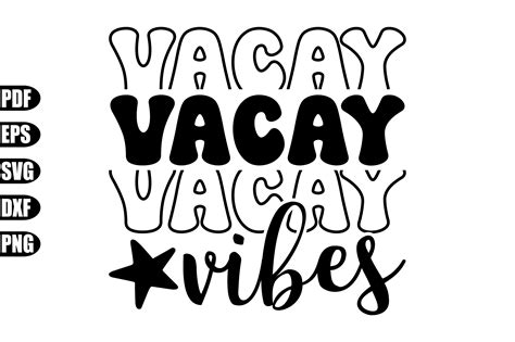 Vacay Vibes Svg Graphic By Creativekhadiza124 · Creative Fabrica