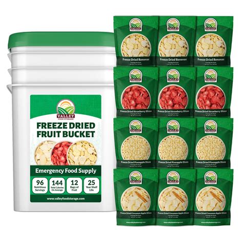 Freeze Dried Fruit Bucket Review - Survival Times