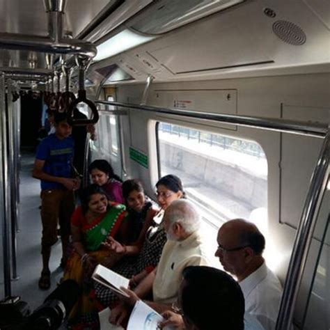 Pm Modi Flags Off Badarpur Faridabad Metro Line