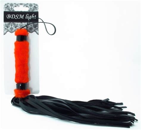 Нежная плеть с красным мехом BDSM Light - 43 см.: купить в каталоге «X ...