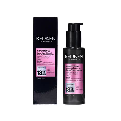 Redken Naked Gloss Shine Oil Adds Shine Protects From Heat Damage And Controls Frizz Infused
