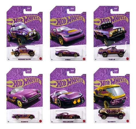 Coleção Hot Wheels Purple And Gold Aniversário Anos Parcelamento