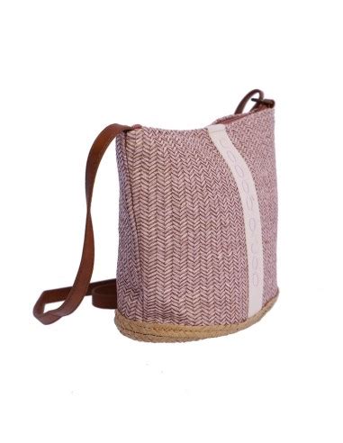 Bandolera Don Algodón Mujer Design Rafia Nude