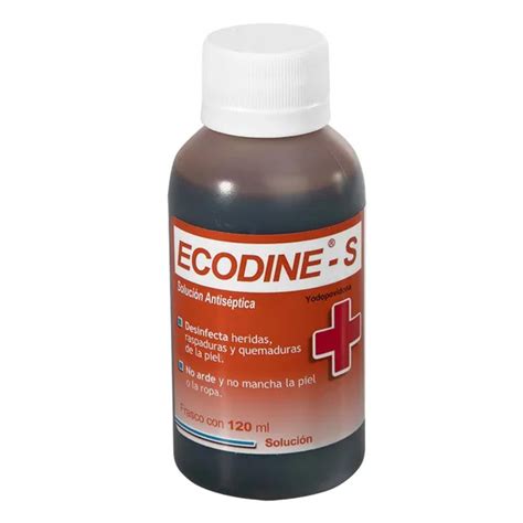 Ecodine Solución Antiséptica 10 g 120mL Farmacias Dr Ahorro