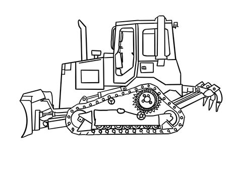 Download Bulldozer Vehicle Machine Royalty Free Stock Illustration