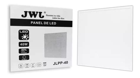 Panel 40w Empotrar 60x60 Luz Blanca Con Driver Jwj 10 Piezas Meses