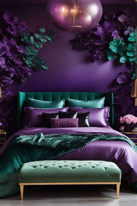 Embrace the enchantment of twilight in this majestic bedroom, where