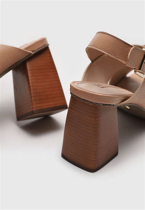 Sandália Jorge Bischoff Tiras Cruzadas Nude Compre Agora Dafiti Brasil