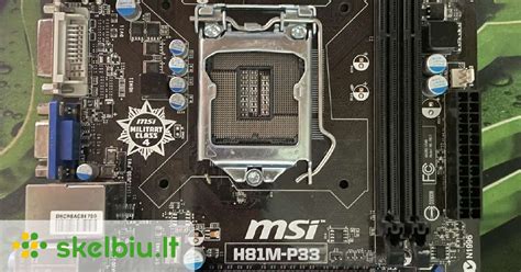 H81m-p33 motininė plokštė - Skelbiu.lt