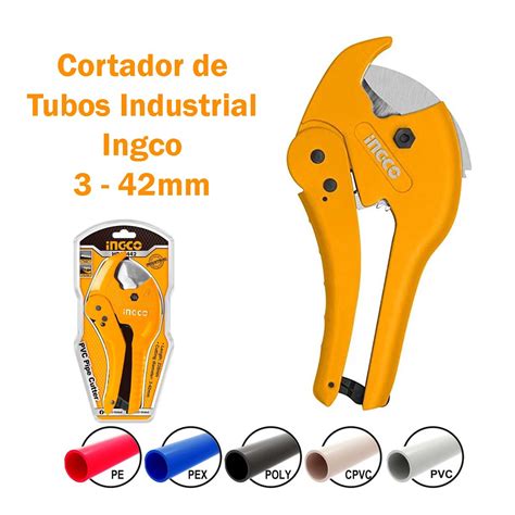 Cortador De Tubos Plásticos Industrial 3 42mm Ingco Hpc0442