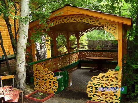 Резные беседки (85 фото) - фото - картинки и рисунки: скачать бесплатно
