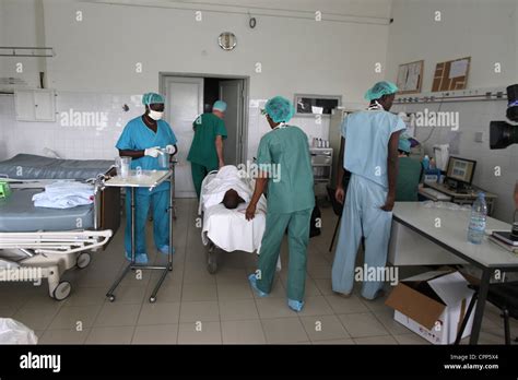 A Hospital In Africa Stock Photo Alamy