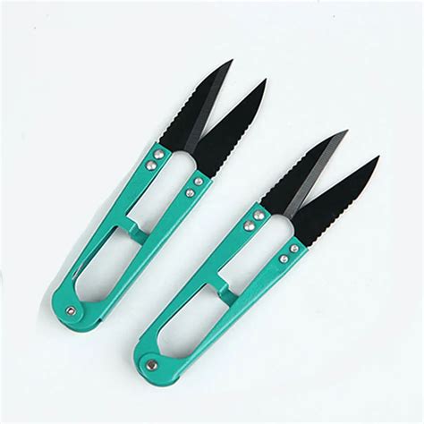 2pcs Lot U Shape Scissors Clipper Trimming Scissors Nipper Sewing