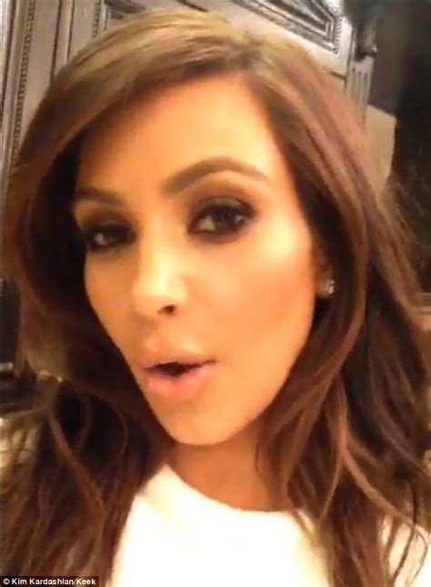 Kim Kardashian Shares Almost Naked Flashback Photo Daily Mail Online