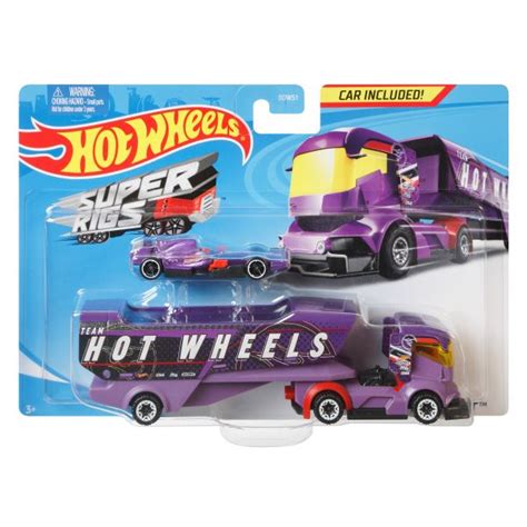 Hot Wheels City Big Rig Heat kisautó szállító kamion szett JatekBolt hu