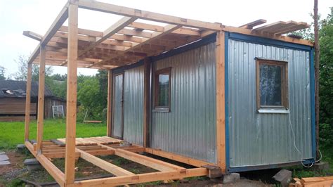 Домик из бытовки своими руками (45 фото) - фото - картинки и рисунки ...