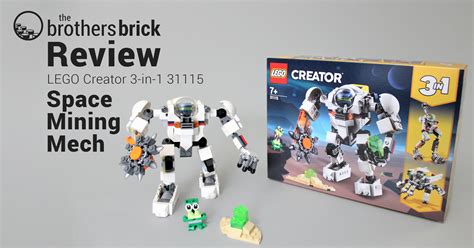 Lego Creator 3 In 1 31115 Space Mining Mech Tbb Review Gjwod Cover