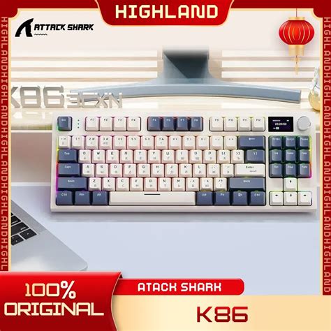 Ataque Shark K Teclado Mec Nico Layout De Teclado Sem Fio Pc Gaming Teclados Hot Swap
