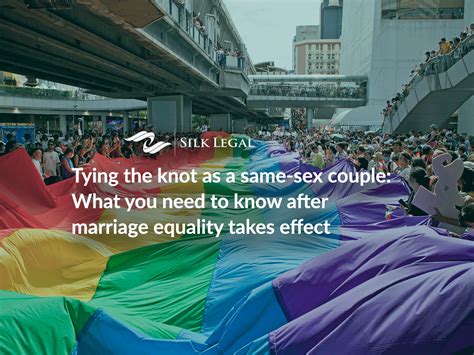 Tying The Knot As A Same Sex Couple What You Need To Know After Marriage Equality Takes Effect