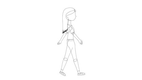 Walk Cycle Animation By Hyacinth On Dribbble