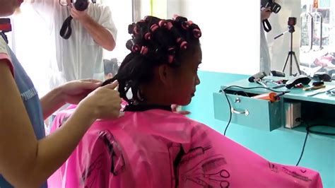 Girls Forced Perm Before Haircut ️ Youtube