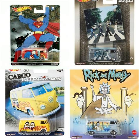 Hot Wheels Volkswagen T Panel Bus Vw Hw Hotwheels Rick And Morty Superman The Beatles Mooneyes