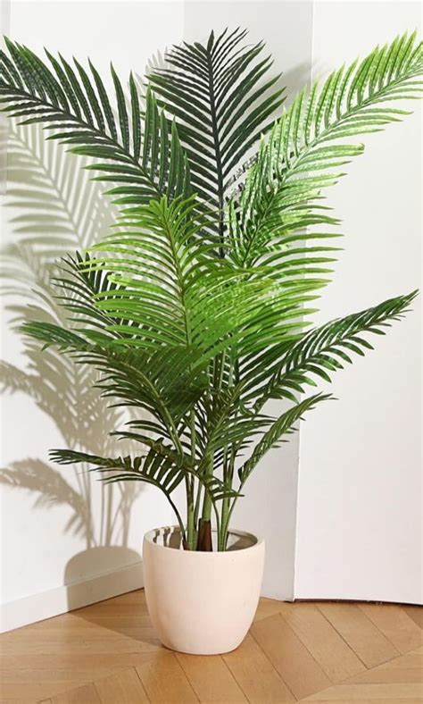 Amazon de Fopamtri künstliche Areca Palme 140 cm künstliche Palme 15