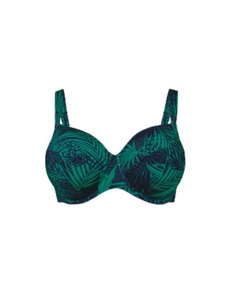 Luna Full Cup Bikini Top Green Shades Gazebo