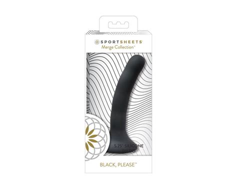 Ss Merge Please In Silicone Dildo Black