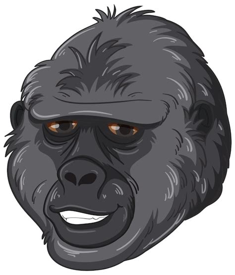 Gorilla Face Clipart
