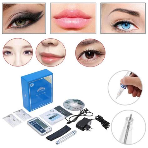 Permanent Makeup Digital Pen Eyebrow Lip Eyeliner Tattoo Machine Kit