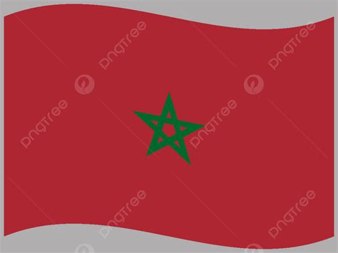 Morocco Flag Vector Png Images Morocco National Flag Vector