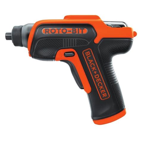 Black Decker Roto Bit 4 Volt Max 3 8 In Cordless Screwdriver 1 Battery Included And Charger