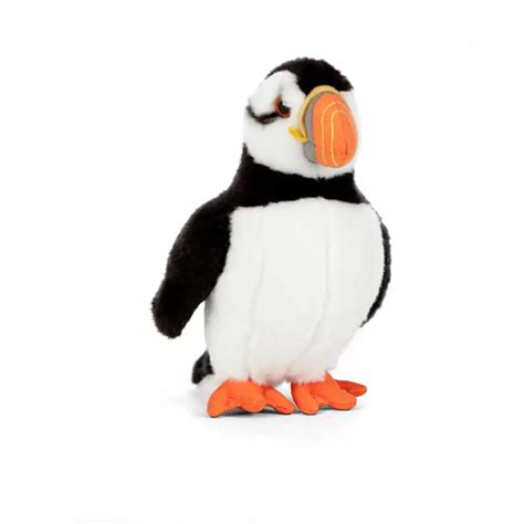 Custom Simulation Bird Soft Toy Stuffed Puffin Plush Toy Factory Hub