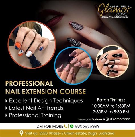 Glamor Zone Ludhiana Salon Best Services Nail Art Courses Nail Extensions Beauty Salon